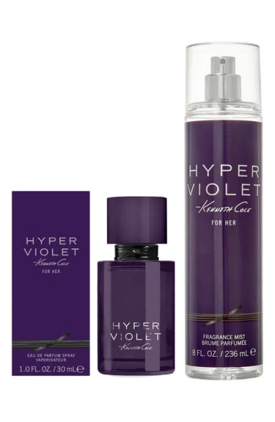Kenneth Cole Hyper Violet Eau De Parfum 2-piece Set In Transparent