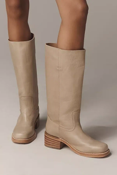 Frye Campus 14l Boots In Neutral