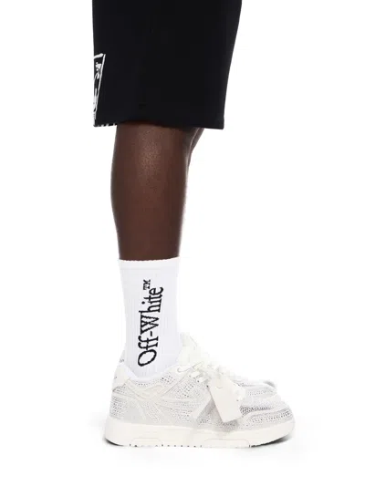 Off-white Out Of Office Strass Sneakers In Gray