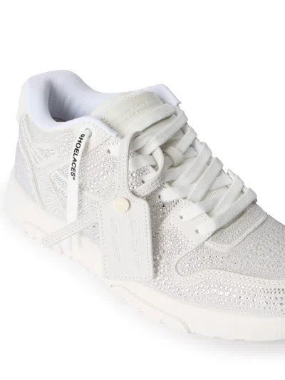 Off-white Out Of Office Strass Sneakers In Gray