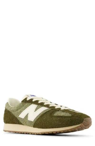 New Balance 471 Suede-leather Sneakers In Green