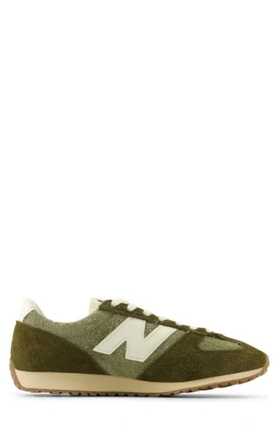 New Balance 471 Suede-leather Sneakers In Green