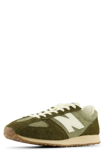 New Balance 471 Suede-leather Sneakers In Green