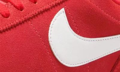 Nike Cortez Suede Sneakers In Red
