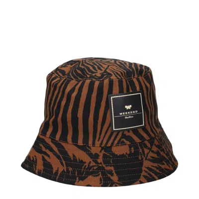 Max Mara Cotton Baseball Cap In Brown