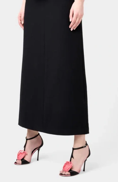 Roger Vivier Rose Vivier Satin T-strap Sandal In Black