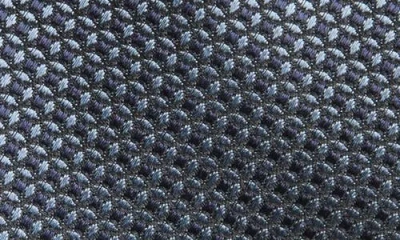 Canali Neat Silk Tie In Blue