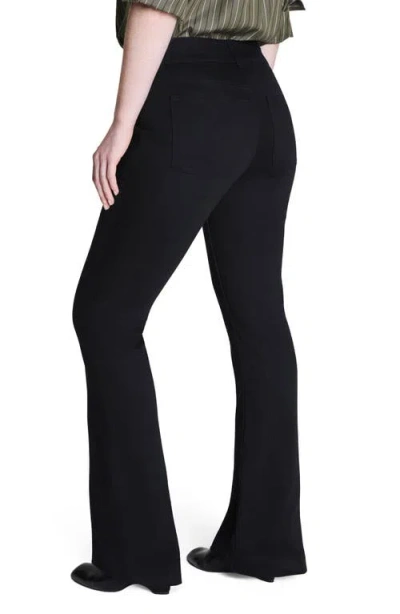 Spanx ® 2.0 Pull-on Flare Jeans In Black