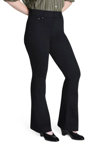 Spanx ® 2.0 Pull-on Flare Jeans In Black