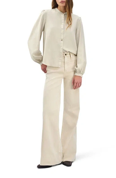 Rag & Bone Sandra Blouse In Neutral