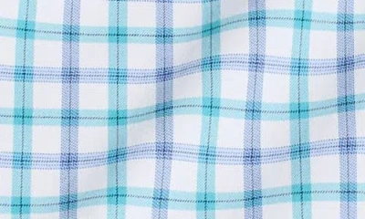 Untuckit Roscoe Check Performance Button-up Shirt In Blue