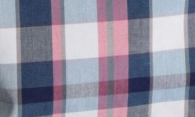 Untuckit Schwarz Regular Fit Plaid Wrinkle Free Cotton Button-down Shirt In Multi