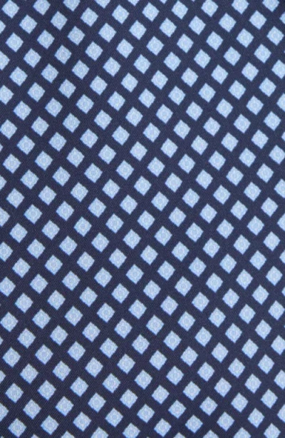 Untuckit Marshall Geo Print Performance Button-up Shirt In Blue