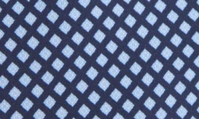 Untuckit Marshall Geo Print Performance Button-up Shirt In Blue