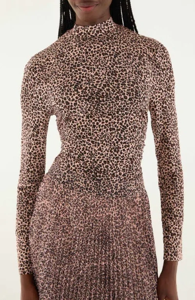 Farm Rio Baby Leopard Print Top In Animal Print