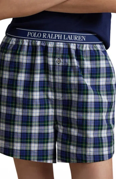 Polo Ralph Lauren Lauren Ralph Lauren Plaid Boxer In Blue