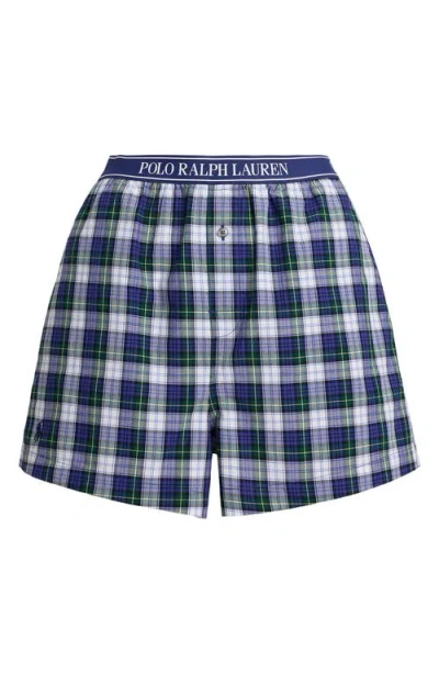 Polo Ralph Lauren Lauren Ralph Lauren Plaid Boxer In Blue