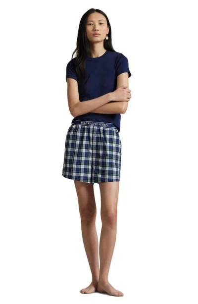 Polo Ralph Lauren Lauren Ralph Lauren Plaid Boxer In Blue