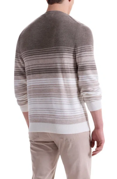 Bugatchi Gradient Stripe Merino Wool Sweater In Multi
