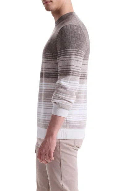 Bugatchi Gradient Stripe Merino Wool Sweater In Multi