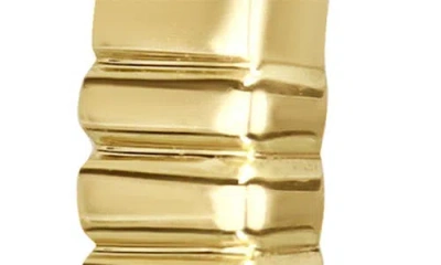 Bony Levy 14k Gold Textured Hoop Earrings In Gold