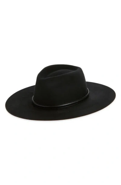 Janessa Leone Beck Fedora Hat In Black
