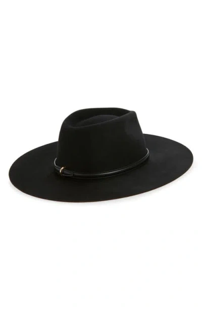 Janessa Leone Beck Fedora Hat In Black