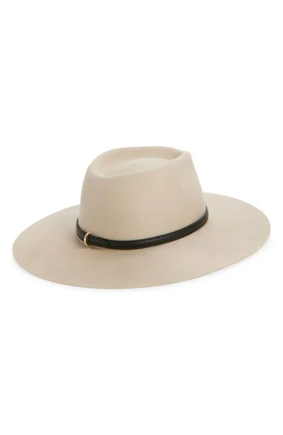 Janessa Leone Beck Fedora Hat In Neutral