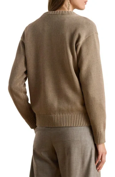 Ralph Lauren Knit Pullover Sweater In Green