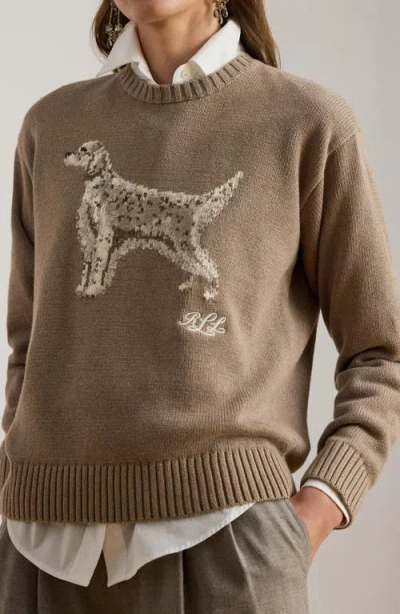 Ralph Lauren Knit Pullover Sweater In Green