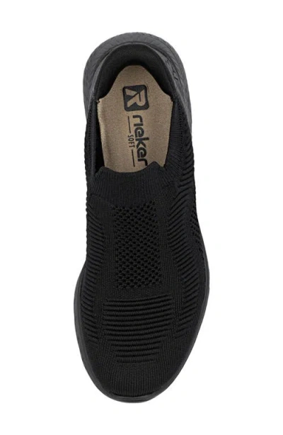 Rieker Edith 72 Slip-on Sneaker In Black