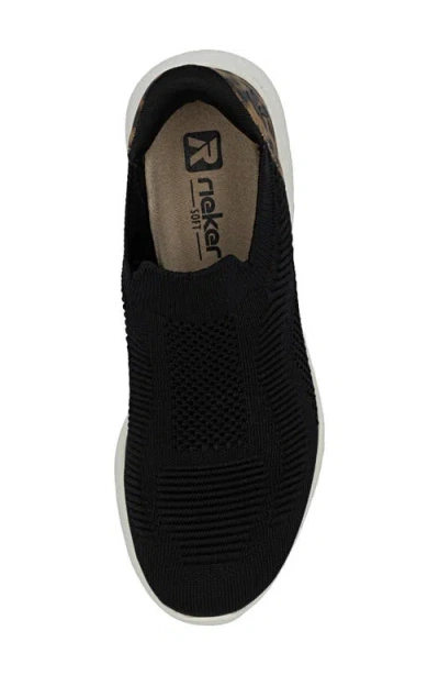 Rieker Edith 72 Slip-on Sneaker In Black