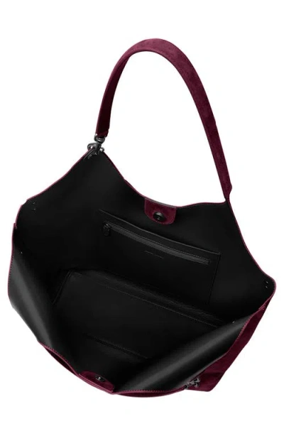 Rebecca Minkoff Extra Large Leather Tote Bag In Purple