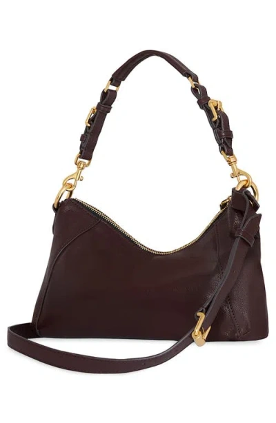 Rebecca Minkoff Small Rivington Leather Shoulder Bag In Brown
