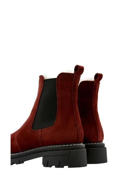 La Canadienne Derrick Shearling-lined Suede Chelsea Booties In Multi