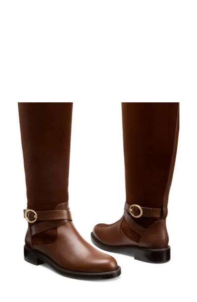 Stuart Weitzman Benni Riding Boot In Multi