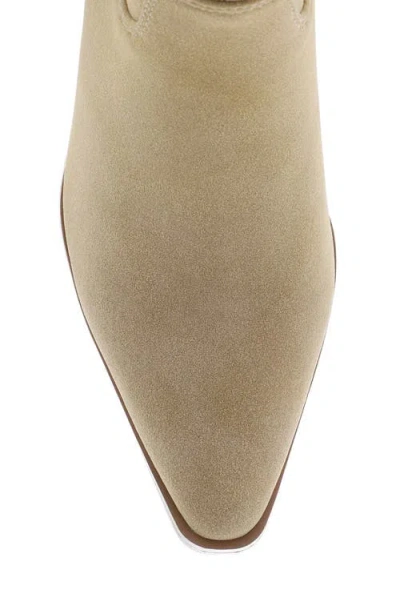 Mia Women's Aletta Pointed Toe Kitten Heel Dress Booties In Neutral