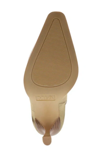 Mia Women's Aletta Pointed Toe Kitten Heel Dress Booties In Neutral