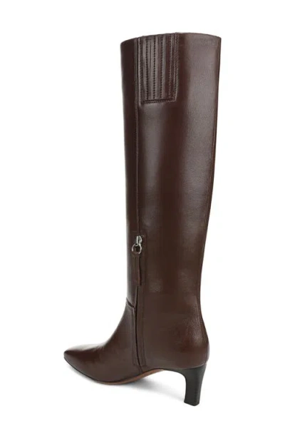 Franco Sarto Women's Timmy Wide Calf Square Toe Zip Tall Boots In Brown