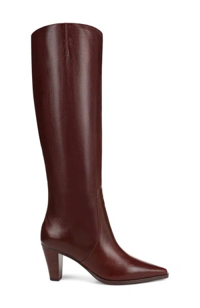 Franco Sarto Women's Jaycen Pointed Toe Zip Tall Boots In Burgundy