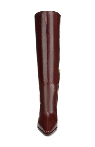 Franco Sarto Women's Jaycen Pointed Toe Zip Tall Boots In Burgundy