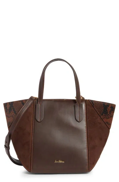 Sam Edelman Small West Convertible Tote In Brown