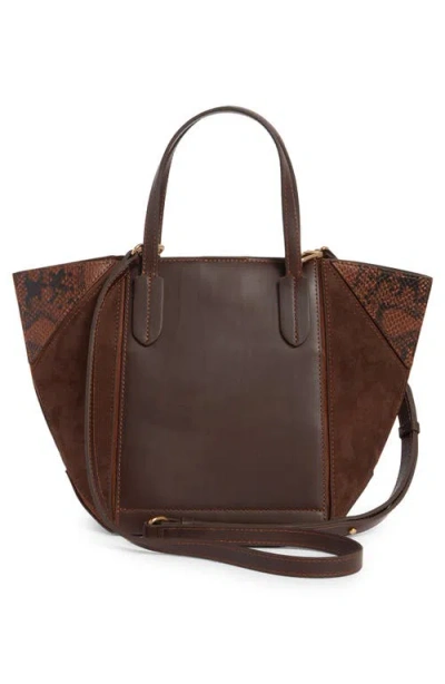 Sam Edelman Small West Convertible Tote In Brown