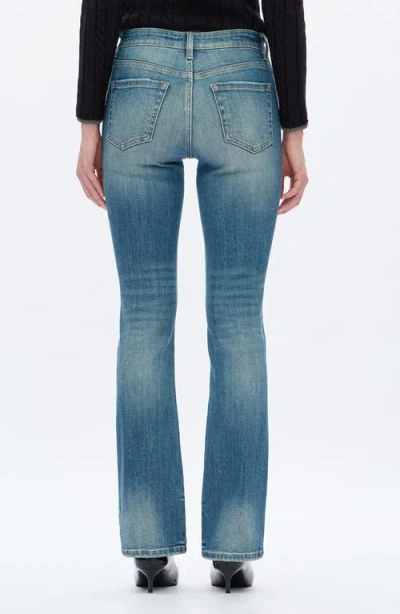 Bayeas Mid Rise Bootcut Jeans In Blue
