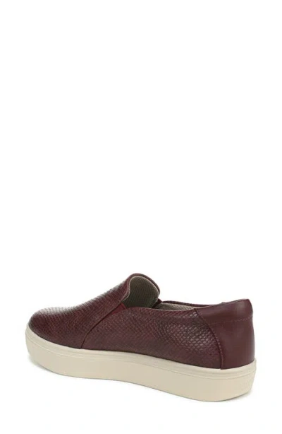 Dr. Scholl's Women's Madison Cloud Slip On Sneakers In Burgundy