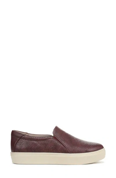 Dr. Scholl's Women's Madison Cloud Slip On Sneakers In Burgundy