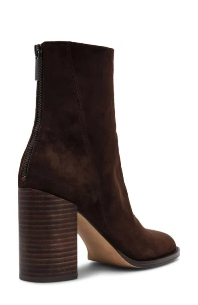 Steve Madden Obsession Block-heel Booties In Brown