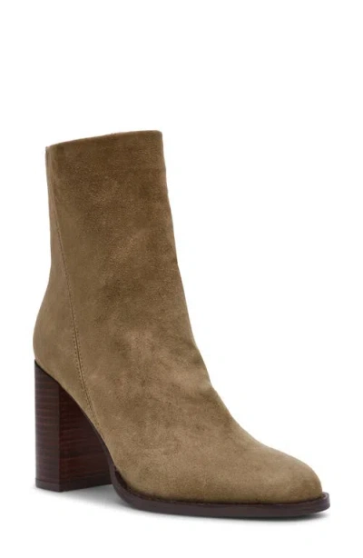 Steve Madden Obsession Block-heel Booties In Brown