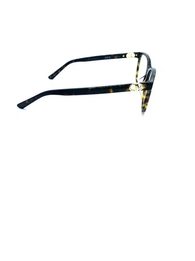 Dior Montaigne Square-frame Glasses In Black