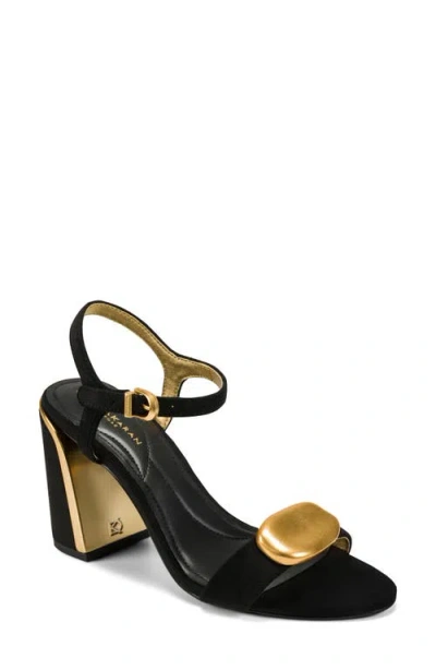Donna Karan New York Seraphina Ankle Strap Sandal In Black